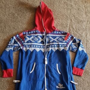 Pabst Blue Ribbon Men's Onesie Sweat Suit